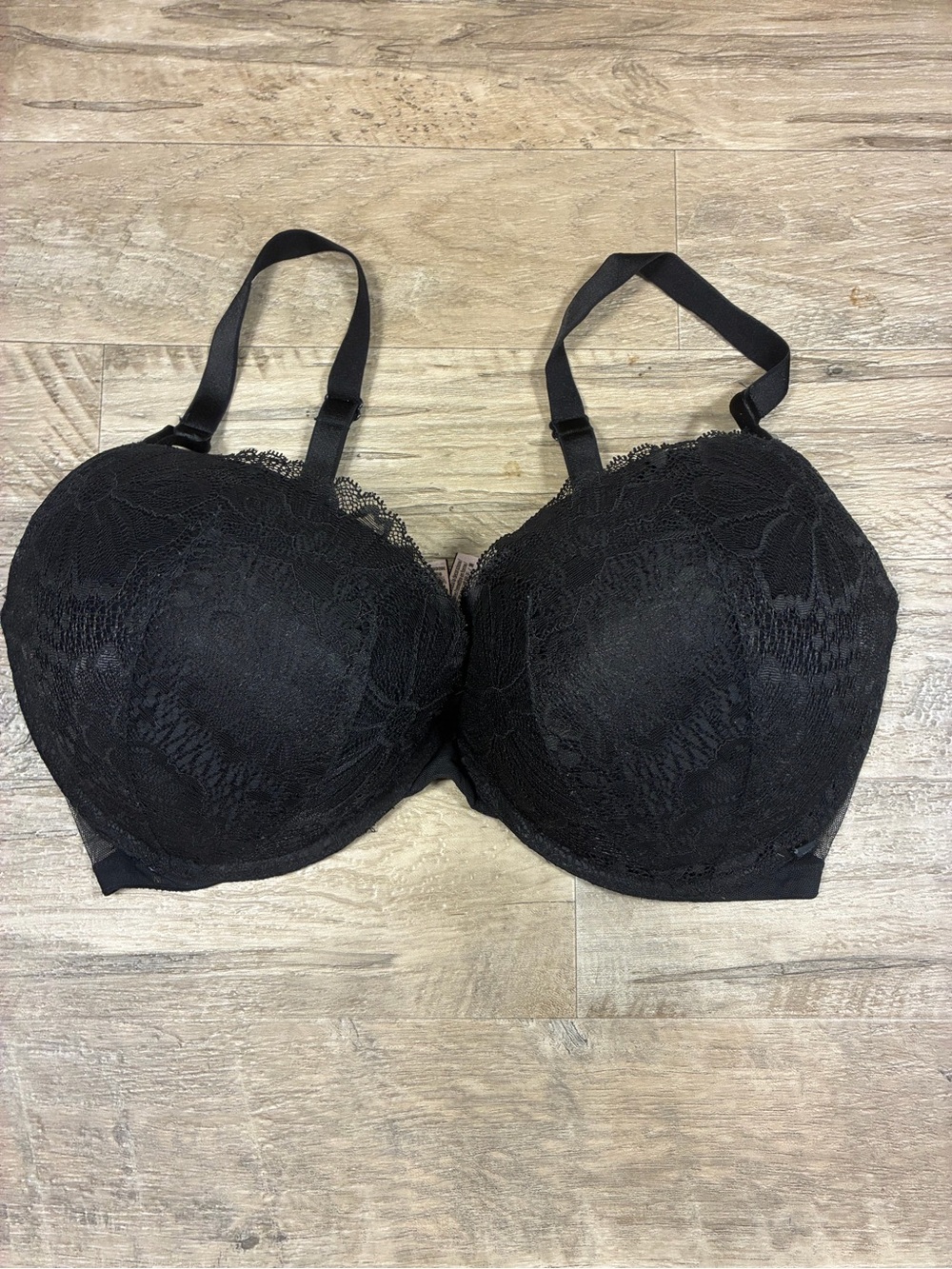 Victoria Secret Black Lace Push Up Bra